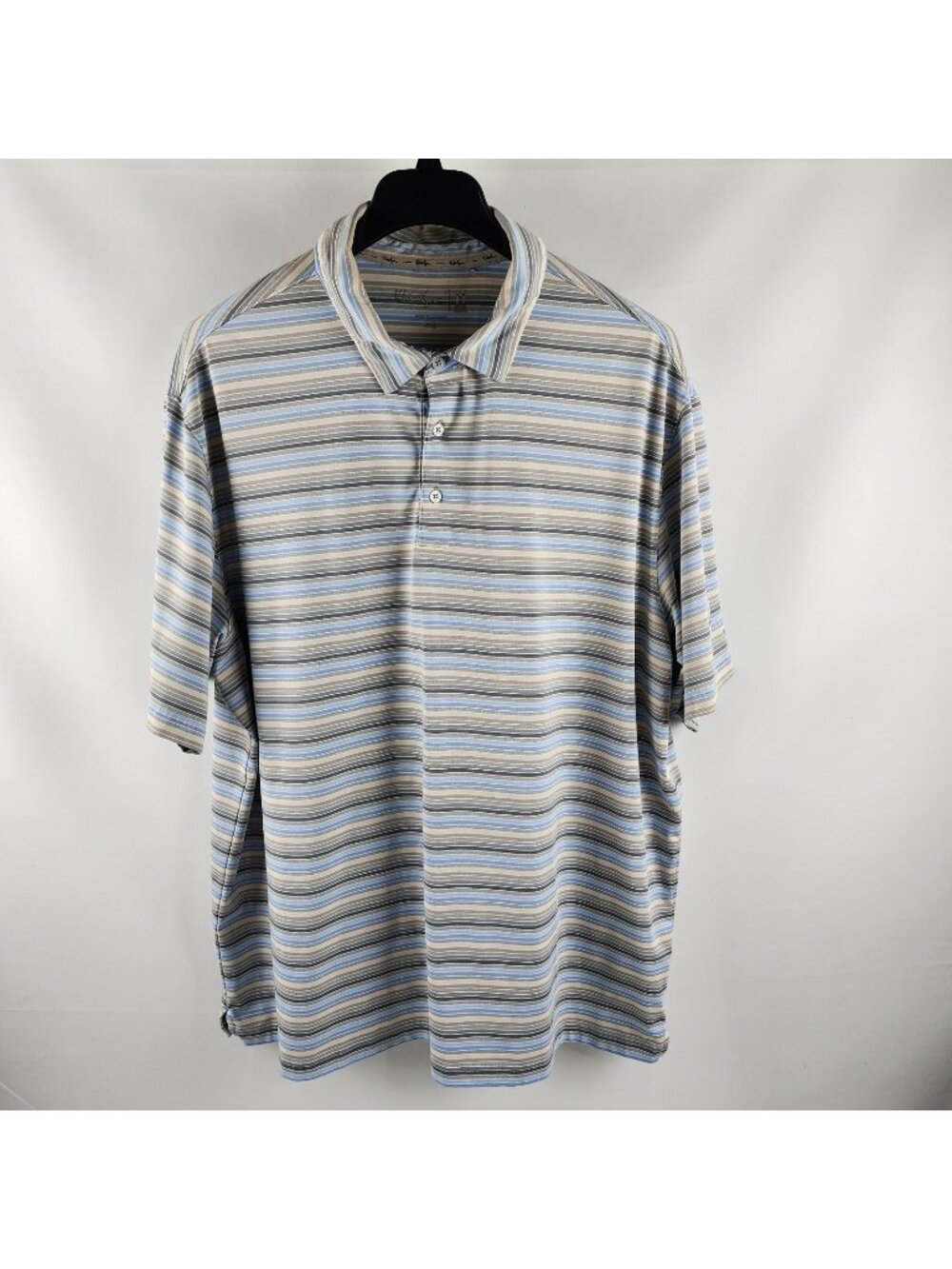 Walter Hagen Shirt Mens XXL Multi Striped II Golf S/S Polo